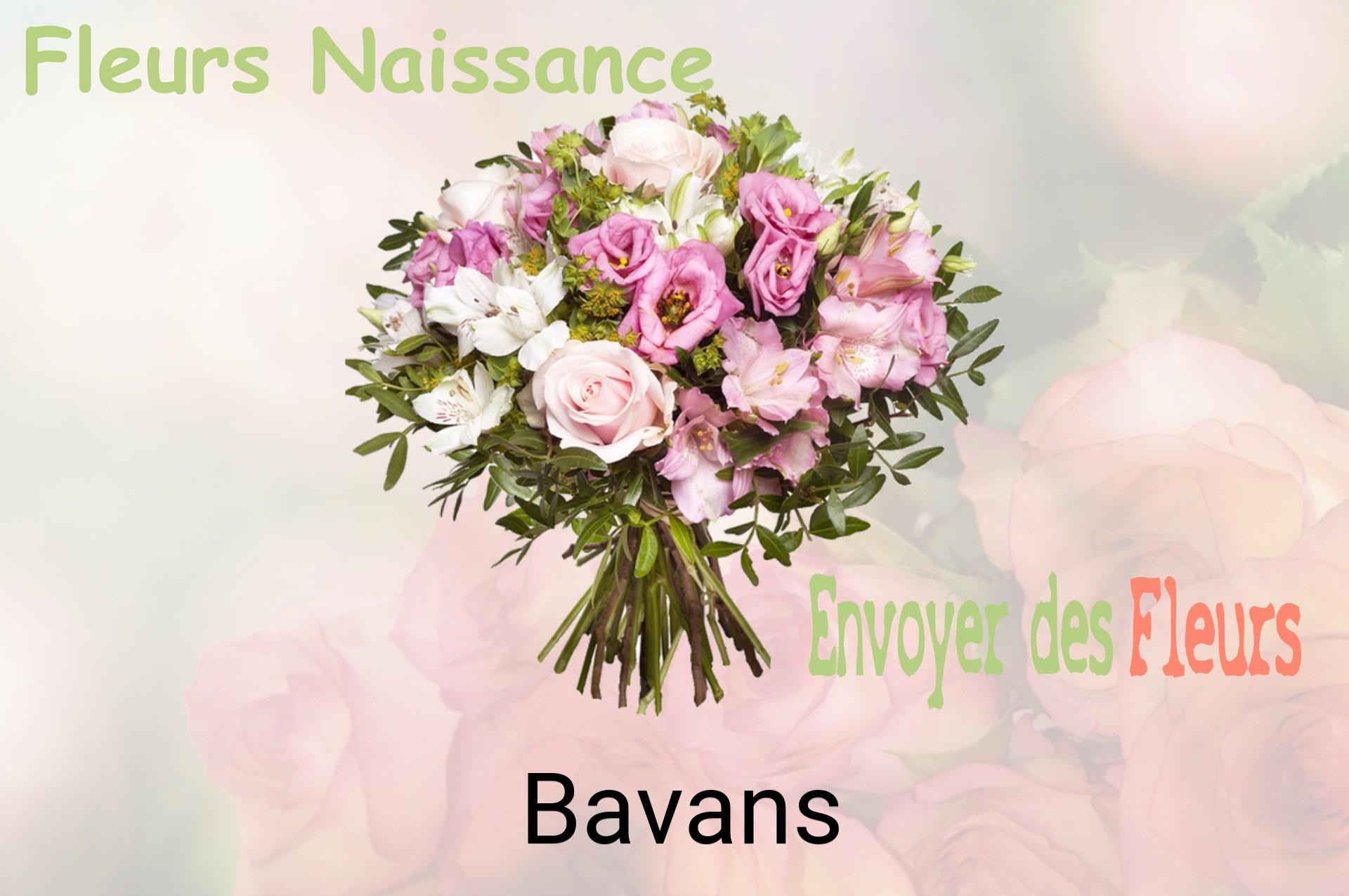 Bouquet de fleurs de naissance livré à Bavans